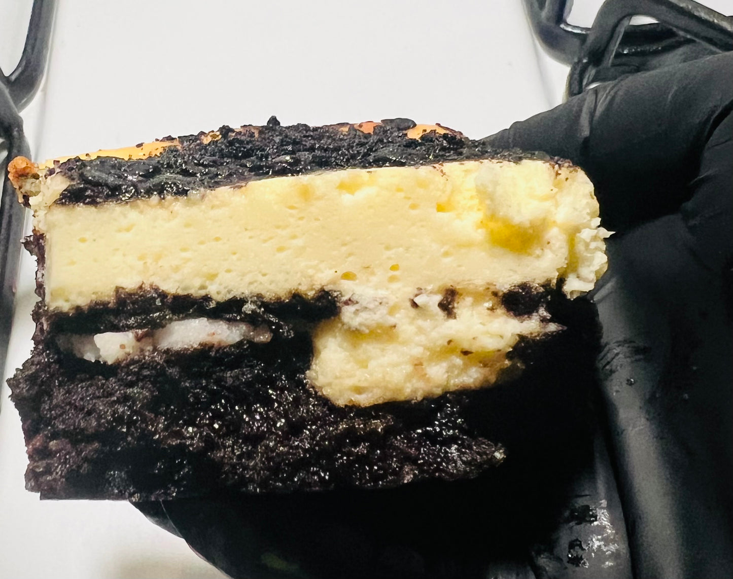 Double Chocolate Cookies~n~Cream Cheesecake Brownies