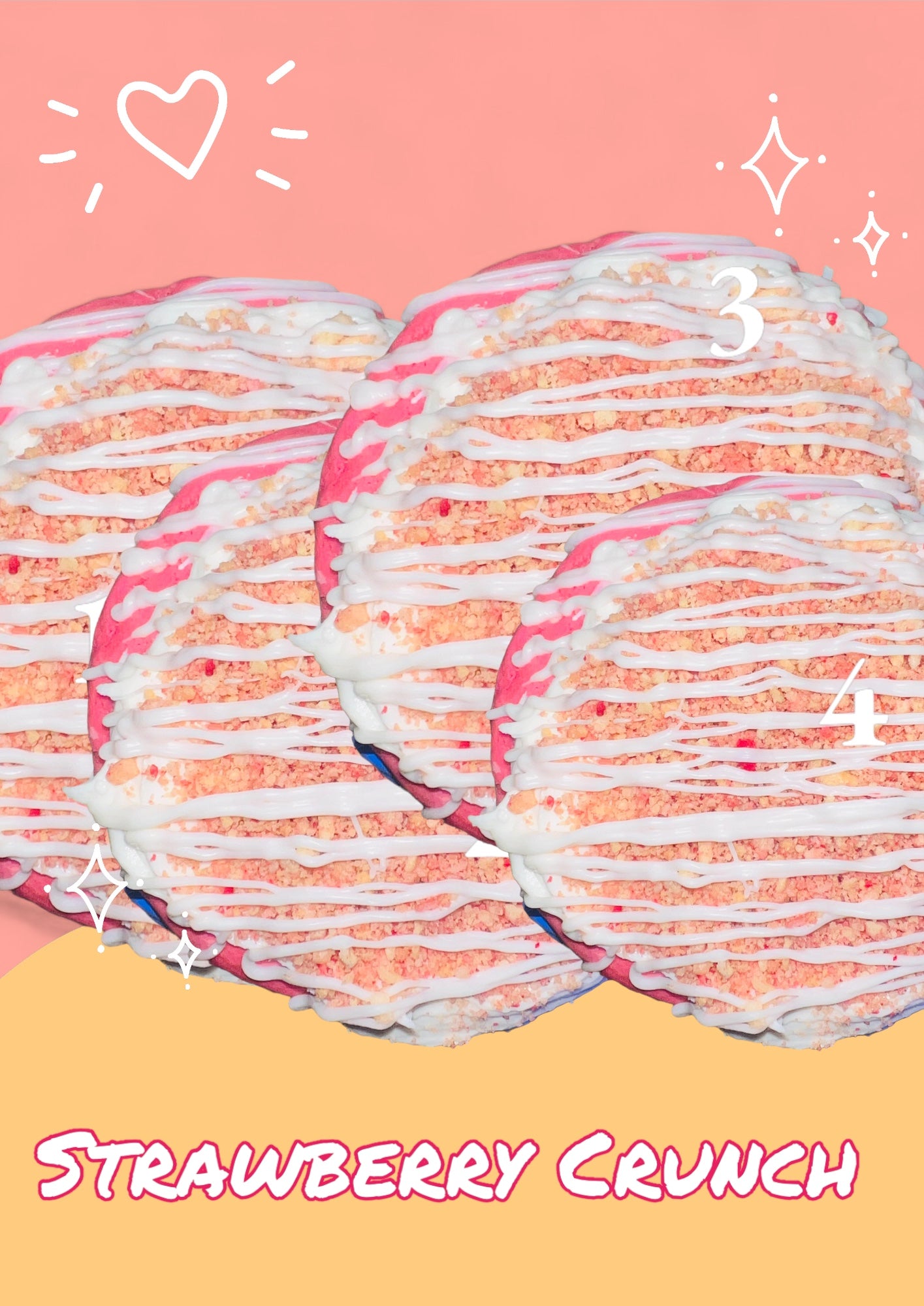 Strawberry Crunch Cookies