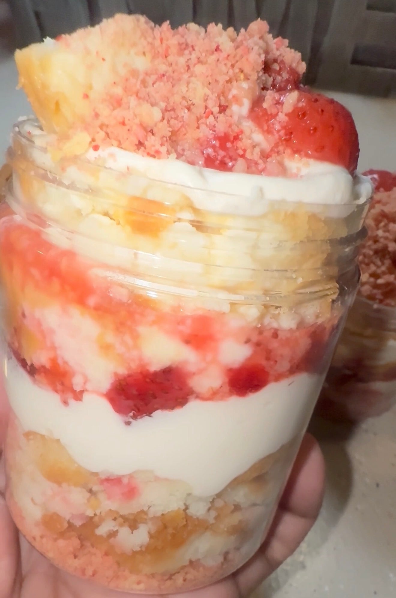 Cheesecake Cake Jars