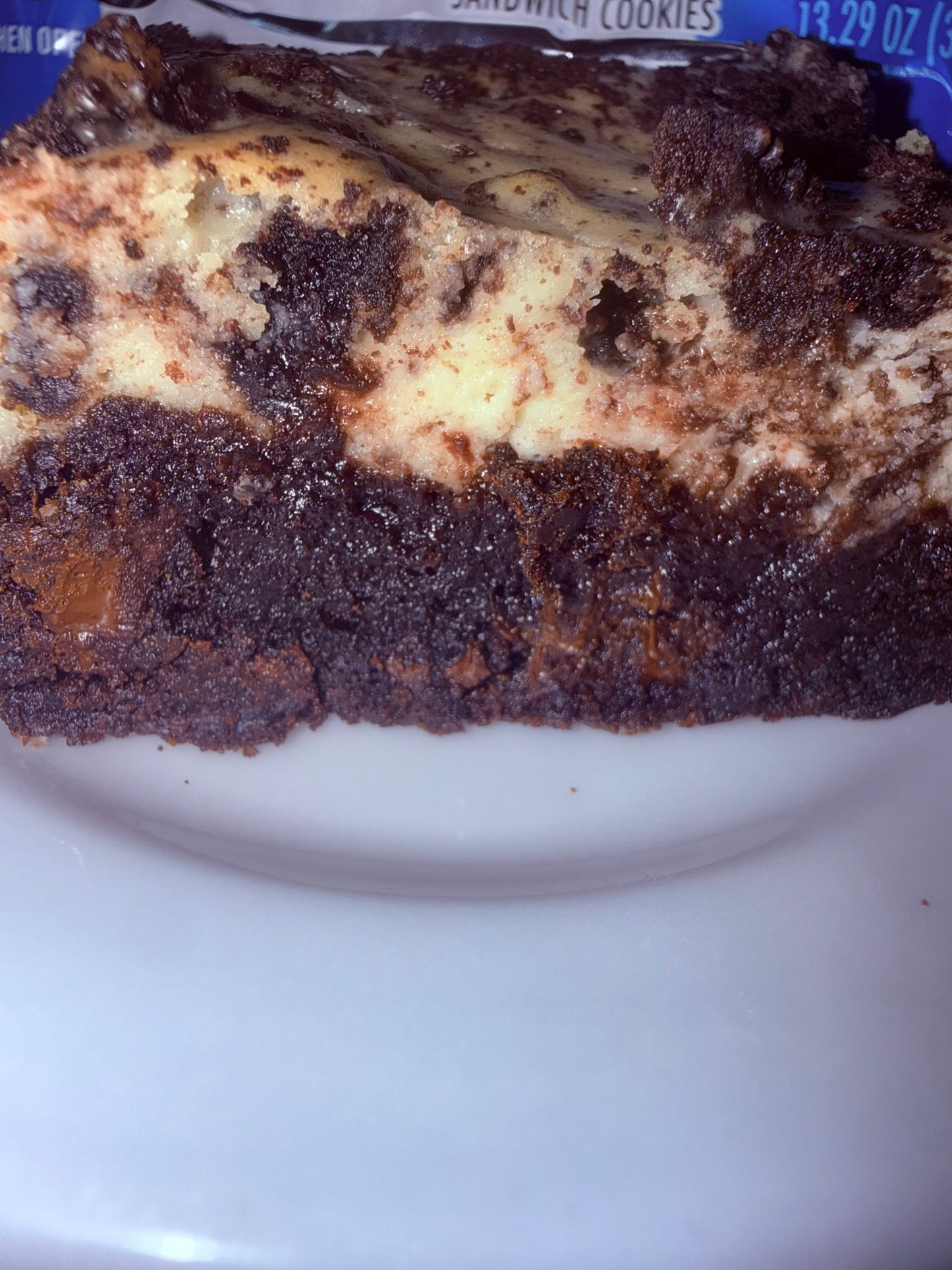 Double Chocolate Cookies~n~Cream Cheesecake Brownies