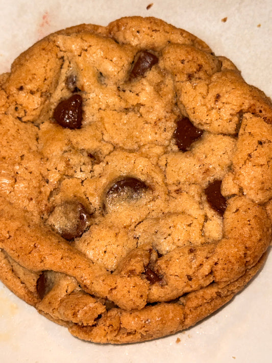 Brown Butter Boubon Chocolate Chip Cookie