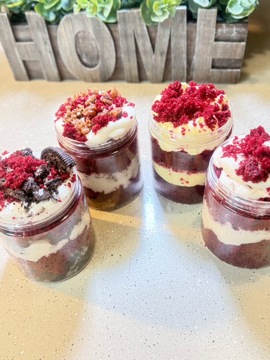 Red Velvet Cake Jar