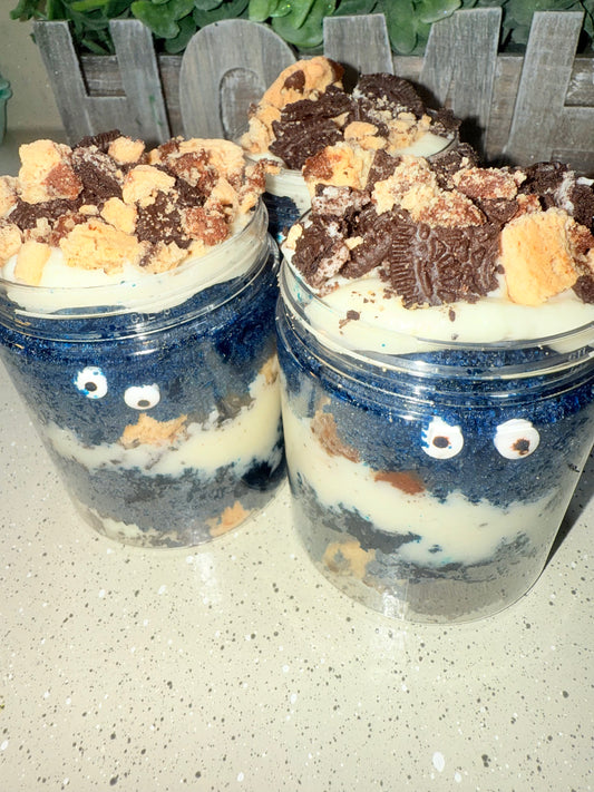Velvety Cookie Chaos Cake Jar