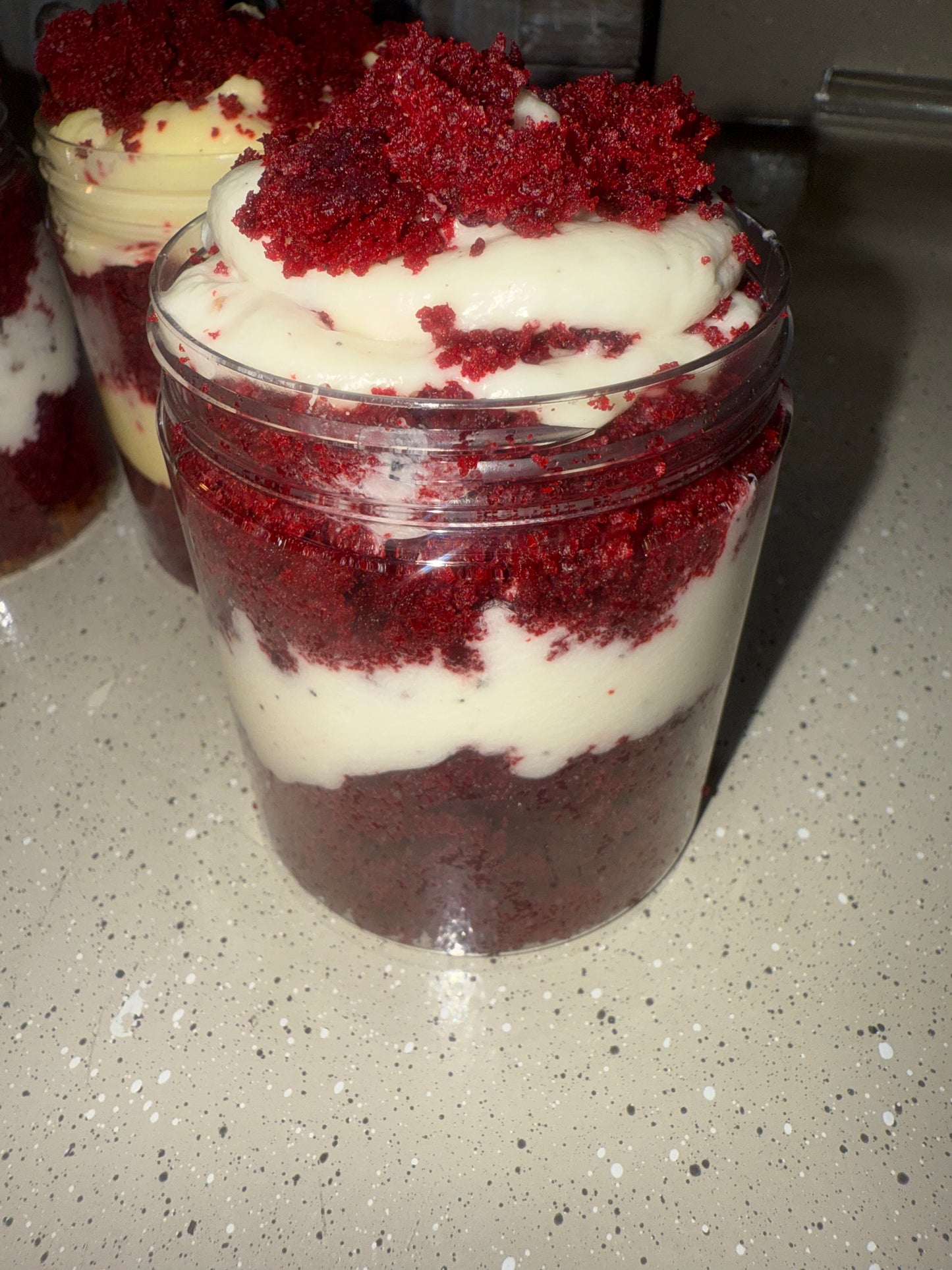 Red Velvet Cake Jar