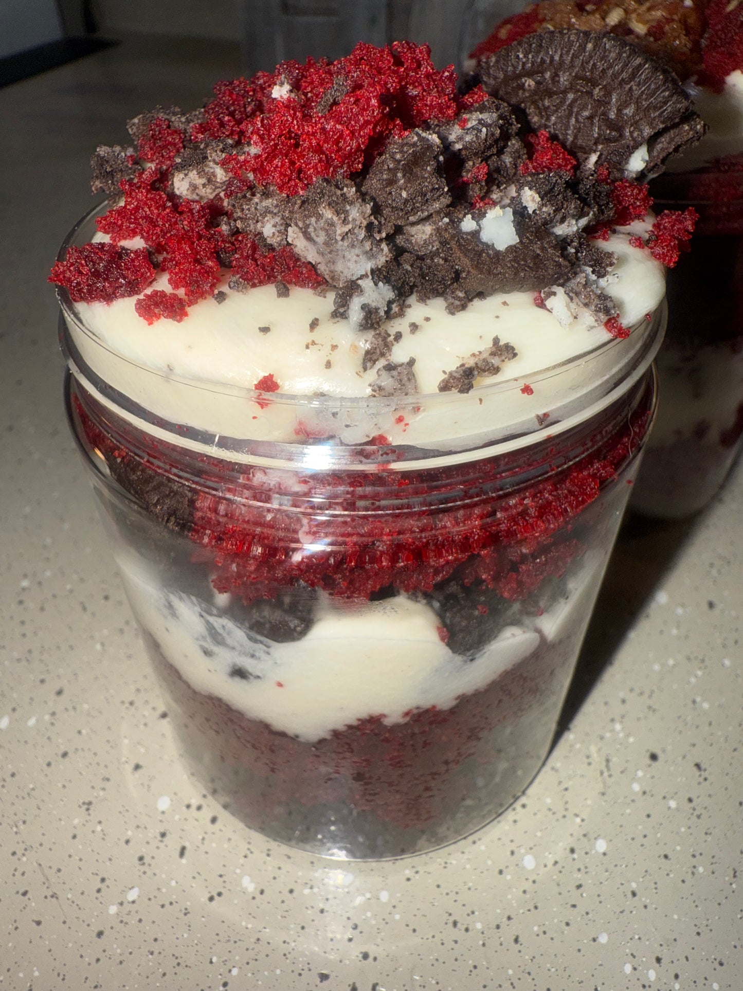 Red Velvet Cake Jar