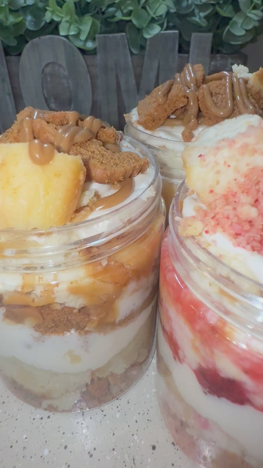 Cheesecake Cake Jars